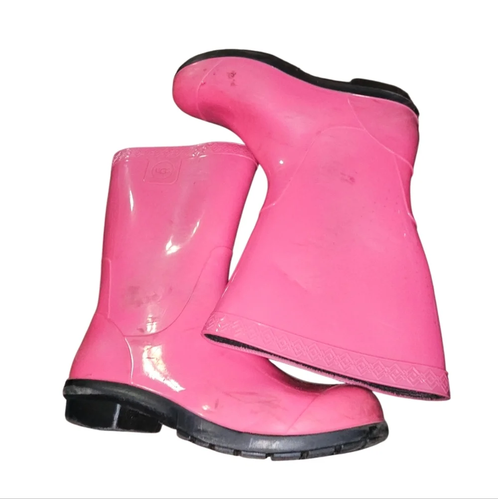 UGG Pink Rain Boots